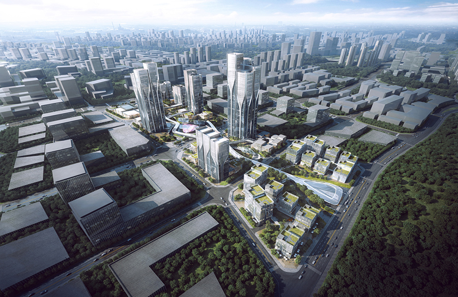 Aedas' Vision: Vanke Tianfu Cloud City