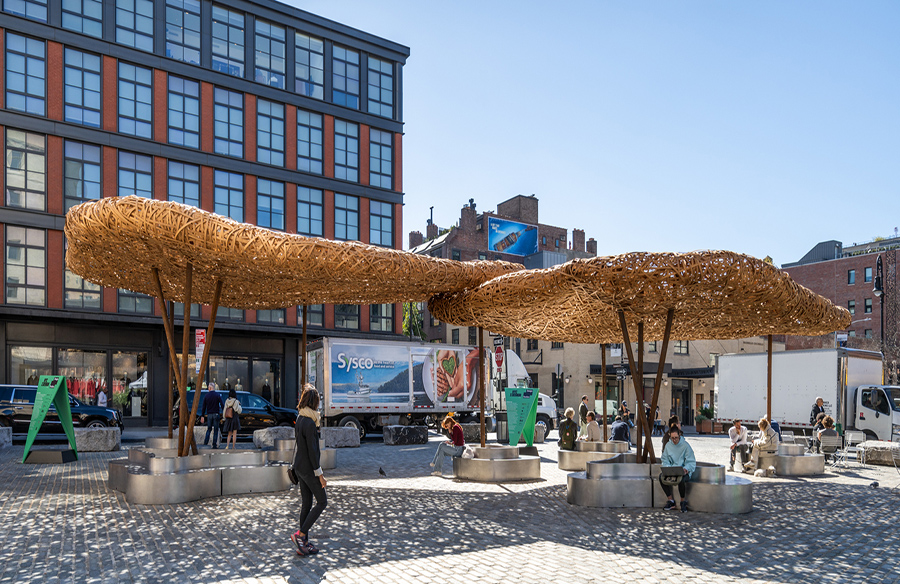 Bamboo Cloud: Redefining Space with Nature's Harmony